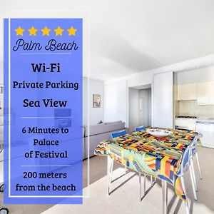 Palm Beach- Free Wifi- Parking- Sea View Appartement Cannes